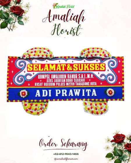 Papan Bunga Ucapan Selamat Cibanggala